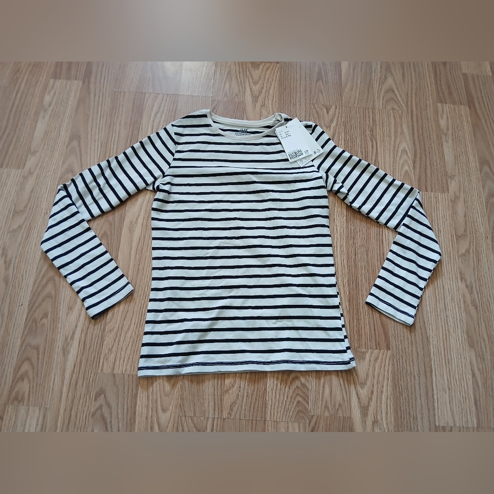 H&M Girl's Striped Long Sleeve Shirt